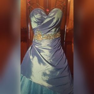 Blue Ball Gown